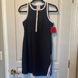 Sage Black and White Dress for Active Wear